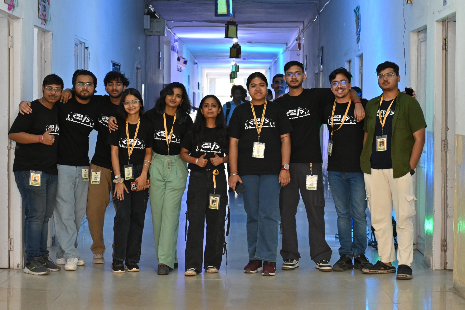 AceHack 5.0 organizing team group photo