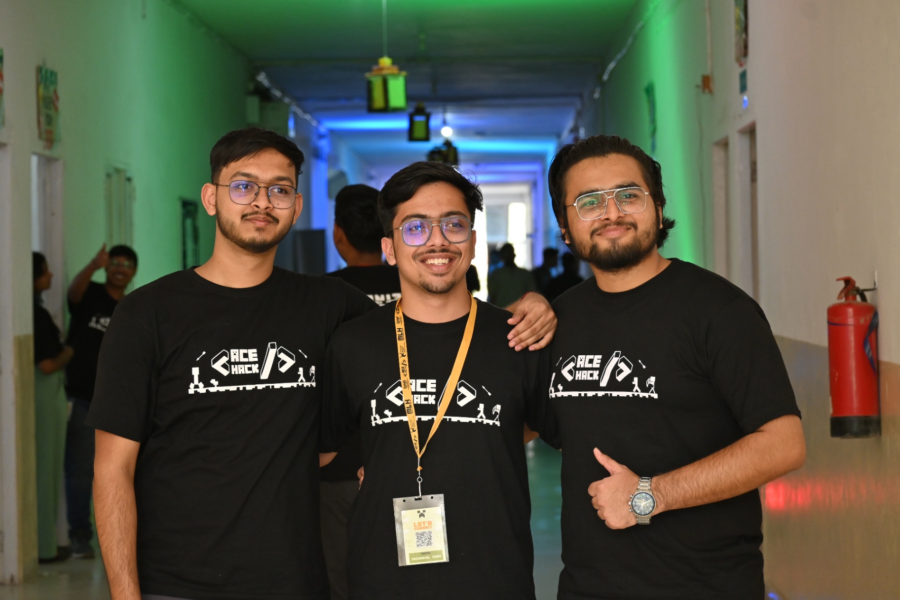 AceHack 5.0 core organizers backstage